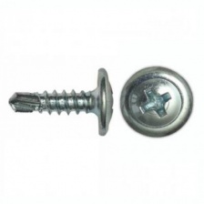 Саморез с пресшайбой сверло цинк 4,2*19