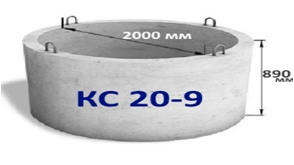 Кольца колодцев КС 20.9