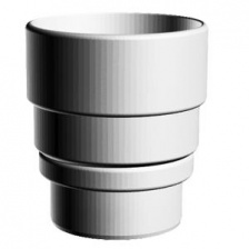 Муфта-переходник Lux/PREMIUM D=100 DOCKE (Шоколад) пвх