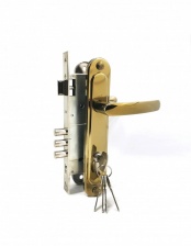Замок врезной Зенит3В4-85-3 золото