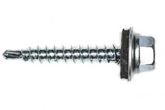 Саморез кровельный 4,8х35, цинк, в дерево