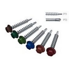 Саморез кровельный 5,5х19,с шайбой,RAL7004