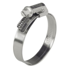 Хомут червячный, цинк 12-22мм, шир.9мм