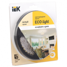 IEK Лента LED 5м блистер LSR-3528WW120-9.6-IP20-12V -eco