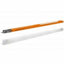 Светильник (ЛЛ_T5) 1х28Вт закр./с ламп. х-бел./выкл.+сет. шнур./бел 1205х29х43 TDM