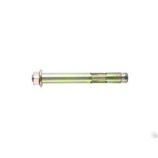 Анкерный болт с гайкой М12х16х180, желтый цинк