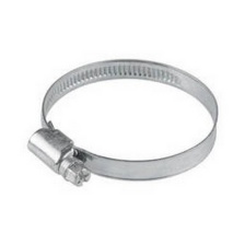 Хомут червячный, цинк 16-27мм, шир.9мм