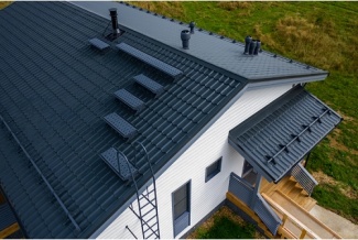 Мостик переходной Grand Line RAL 7024 1м