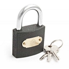 Замок навесной CUSAM 75mm (латунь)