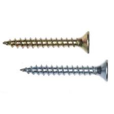 Саморез универсальный 4,5х80,потай,желтый,цинк