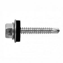 Саморез кровельный 6,3х70, цинк, в металл