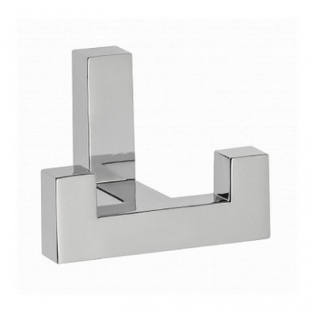 Крючок 2-х рожковый 2127 А хром (Китай) фото 1