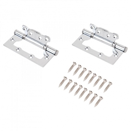 Петля-бабочка Aллюр 100/75 2ВВ Блистер коробка  хром (Китай) фото 1