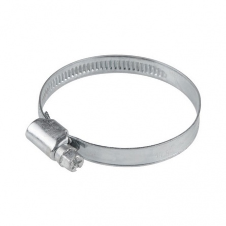 Хомут червячный, цинк 20-32мм, шир.9мм фото 1