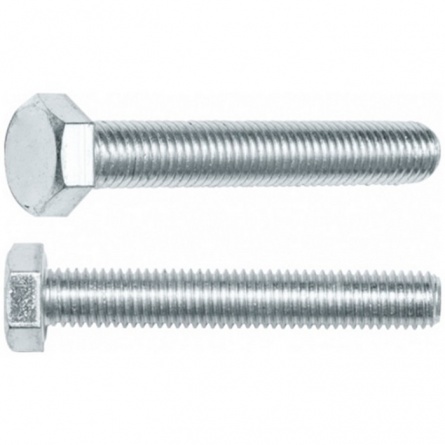 Болт шестигранный М6х60, цинк, кл. пр 8,8 фото 1