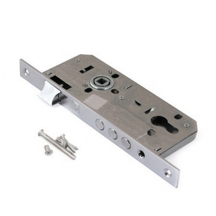 Замок врезной б/руч 85 мм Апекс 2600-СR хром Китай) Импорт фото 1