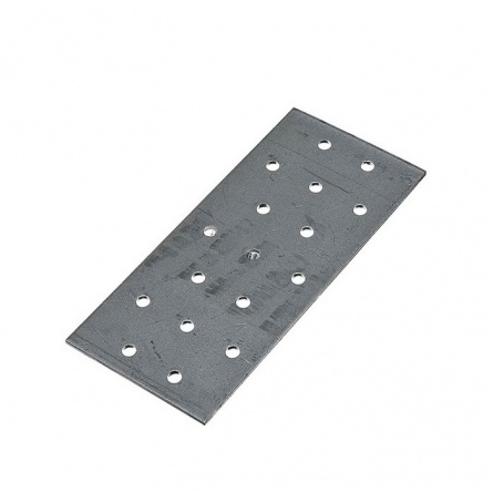 Пластина крепежная перфорированная 80х20 фото 1
