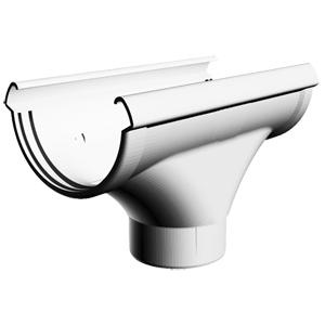 Воронка Lux D=141 DOCKE (Пломбир) пвх фото 1