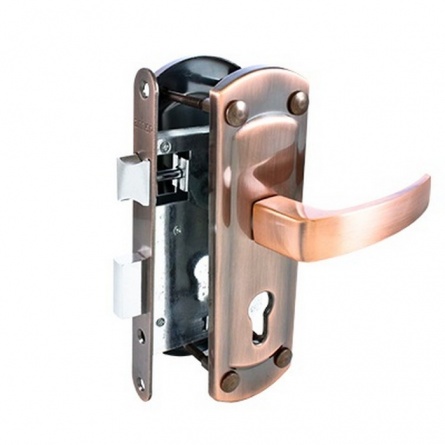 Замок висячий Аллюр 3В4-55А АС ст.медь 55мм без ц/мех (Китай) фото 1