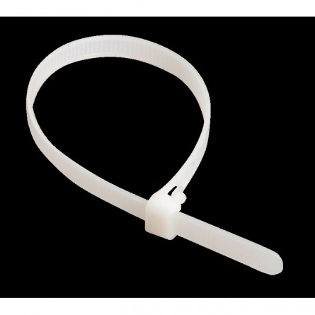 Хомут 3,6х150 нейлон белый (100шт) ИЭК, РФ фото 1