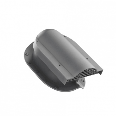 Аэратор (вентиль) кровельный фигурный WPBW D=150мм профиль W RAL 7024 фото 1