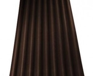 ОНДУЛИН, кровельный лист 1950x950 мм коричневый фото 1