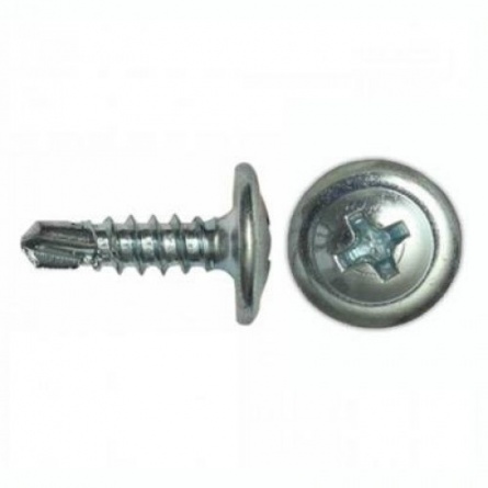 Саморез с пресшайбой сверло цинк 4,2*19 фото 1