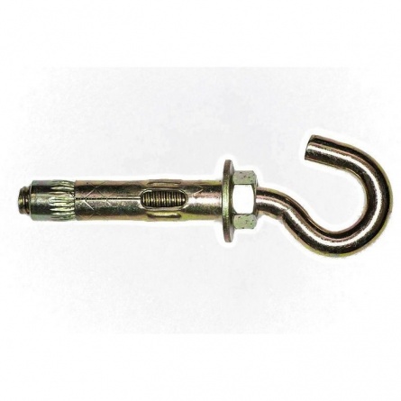 Анкерный болт с кольцом М6х8х40, желтый цинк фото 1