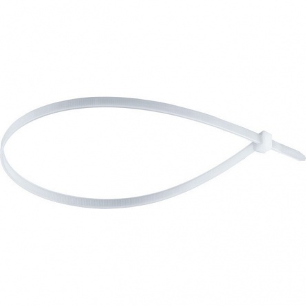 Хомут 2,5х150 нейлон 6,6, белый (100шт)/Российская Федерация/ фото 1