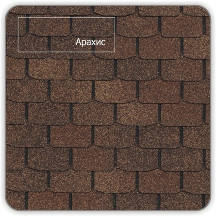 Битумная черепица  DOCKE PIE PREMIUM, коллекция ЦЮРИХ, (кофе) фото 2