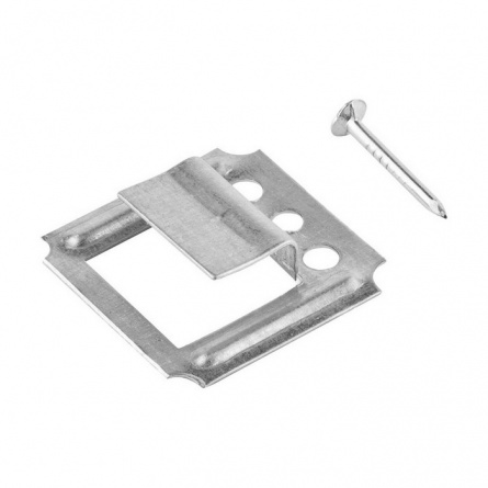 Кляймер №7, оцинк, для Блок-Хауса фото 1