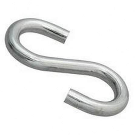 Крючок металлический S-образный 3мм, оцинк фото 1