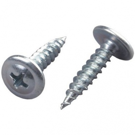 Саморез с прессшайбой 4,2*25, острый, цинк фото 1