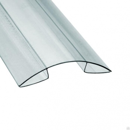 Профиль коньковый RP 4-6 мм, прозрачный, 6 м фото 1