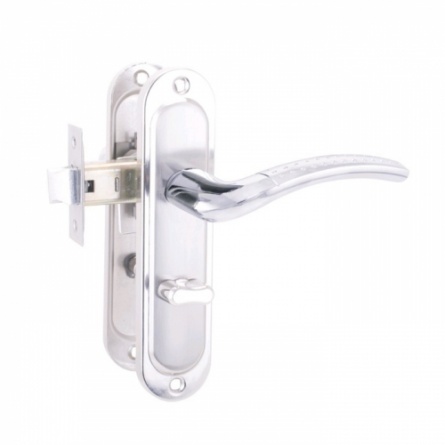 Защёлка Стандарт 3ЩД 132/50 L левая мат.никель с фикс. фото 1