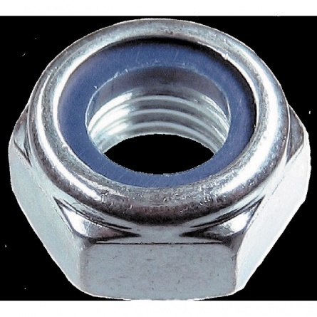 Гайка со стопорным кольцом М8, DIN 985 фото 1