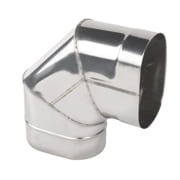 Овальное колено 90° на узкую сторону фото 1