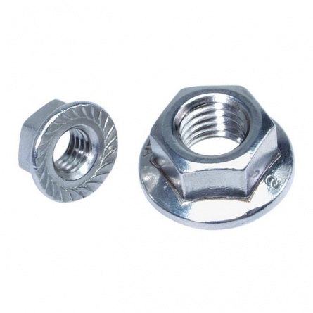 Гайка шестигранная с фланцем М12 фото 1