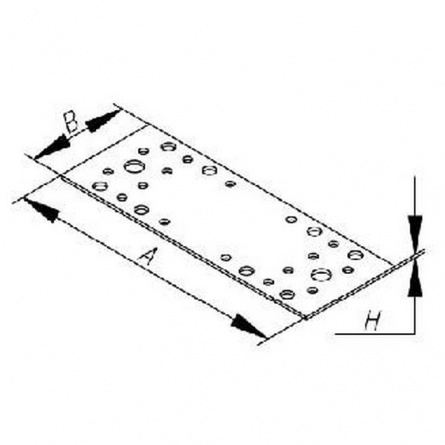 Пластина крепежная КР 100х35 фото 1