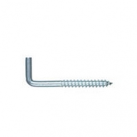 Крючок металлический прямоугольный 3,5х45 фото 1