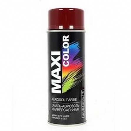 Эмаль-аэрозоль бордо MAXI COLOR RAL3005 400мл фото 1