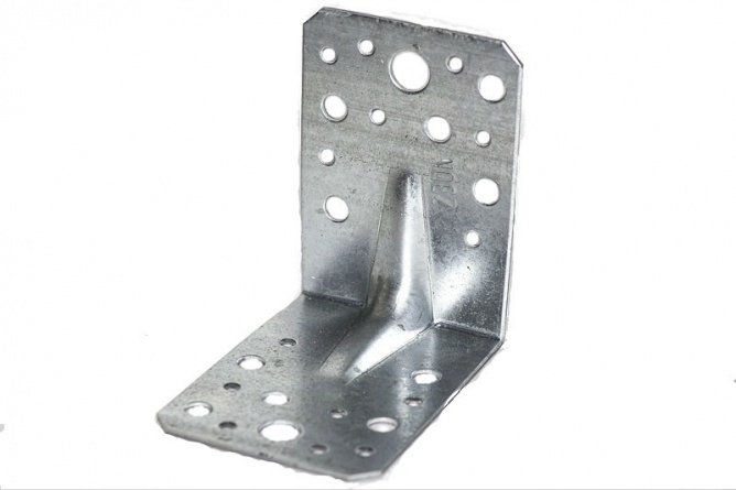 Уголок крепёжный усиленный 90х90х65 фото 1