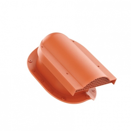 Аэратор (вентиль) кровельный фигурный WPBW D=150мм профиль W RAL 8004 фото 1