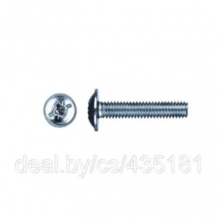 Винт потай М4х25, цинк фото 1