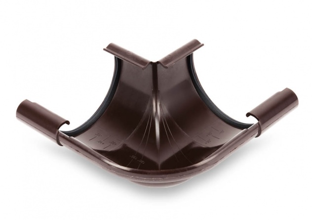 Внешний угол 90° RE110-A-LZ090-G Galeco Графит RAL 7021 пвх фото 1