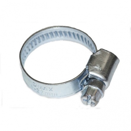 Хомут червячный, цинк 32-50мм, шир.9мм фото 1
