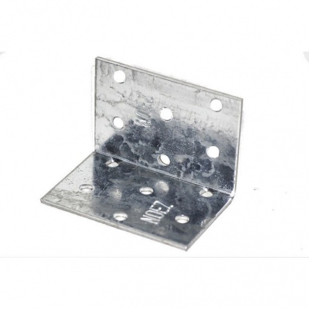 Уголок крепежный перфорированный 50х50х80 фото 1