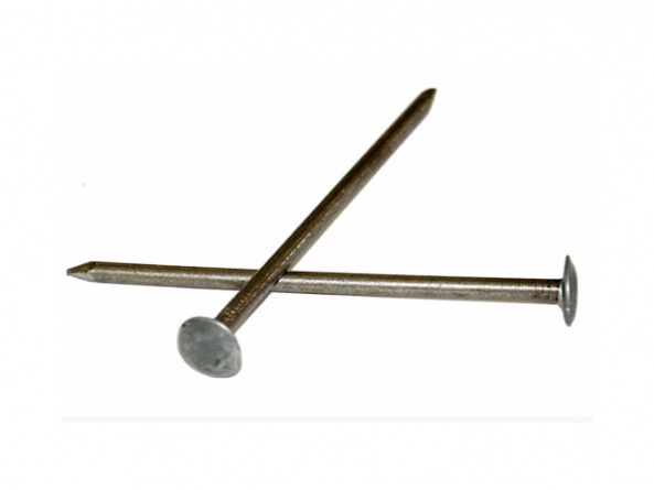 Гвозди шиферные 5,0х120 с оцинк. гол. фото 1