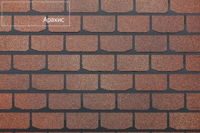 Битумная черепица  DOCKE PIE PREMIUM, коллекция ЖЕНЕВА, (Кофе) фото 3