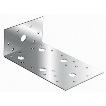 Уголок крепежный перфорированный 90х50х55 фото 1